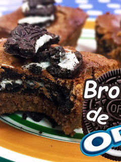 Una foto de Brownies de Oreo