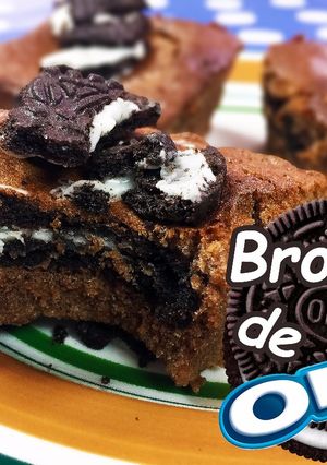 Una foto de Brownies de Oreo