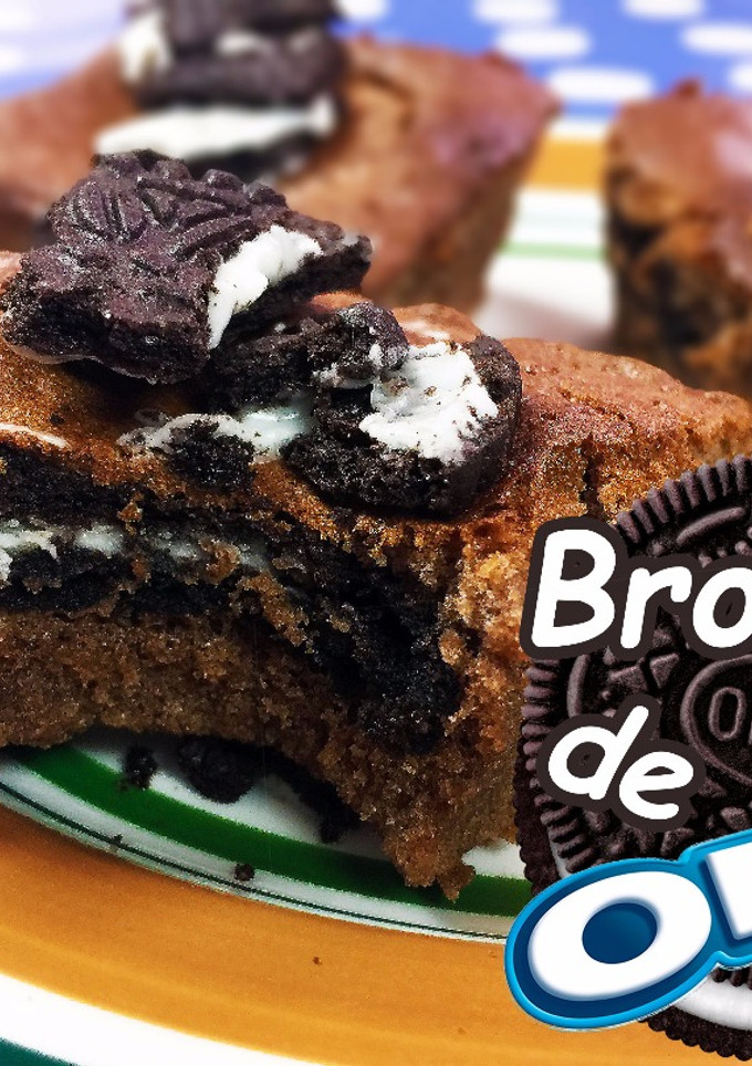 Una foto de Brownies de Oreo
