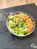 Verrine ail fines herbes avocat saumon