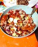 Ensalada de pimientos rojos