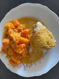 Ragoût de poulet à la patate douce et à la cacahuète