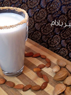 عکسی از دستور شیر بادام (شیره بادام)