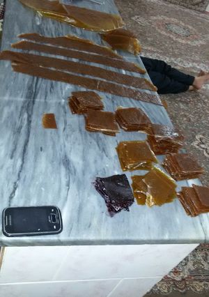 عکسی از دستور لواشک خوشمزه