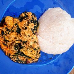 A picture of Egusi soup.