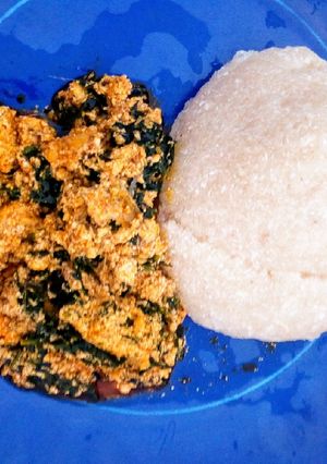 A picture of Egusi soup.