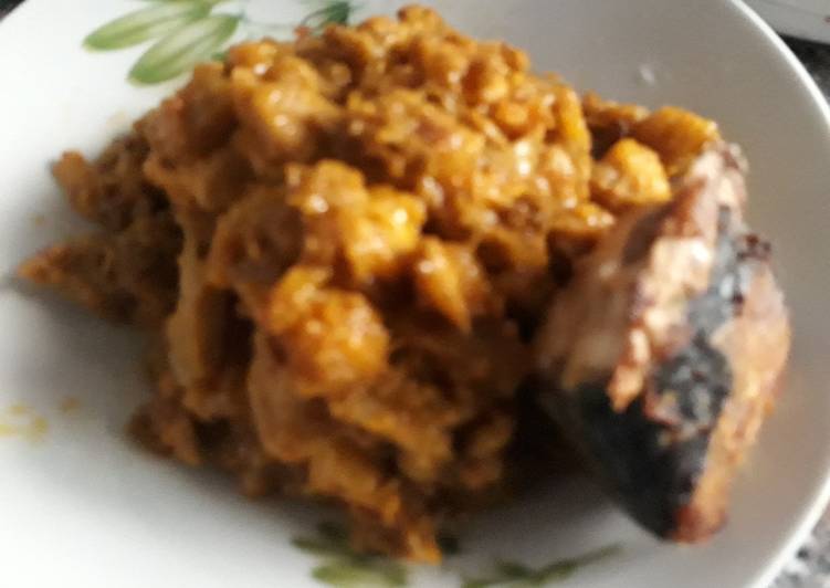 Recipe of Award-winning Unripe Plantain porriage with fish