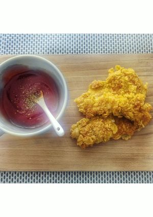 Kfc csirkemellszeletek recept fotója