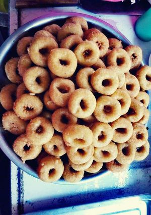 Hình của món Donut khoai lang mini.