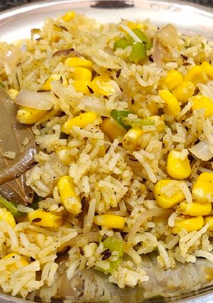 स्वीट कॉर्न पुलाव (Sweet corn pulav recipe in Hindi) रेसिपी मुख्य फोटो