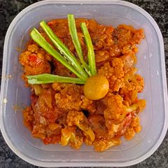 A picture of Spicy cauliflower fry.