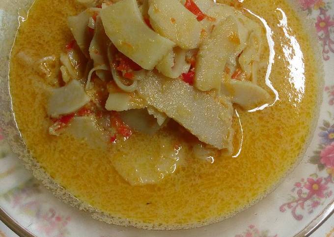 Resep Sayur Rebung Santan Anti Gagal