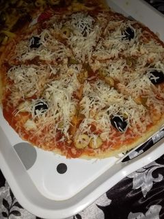 صورة لوصفة بيتزا المقلاة