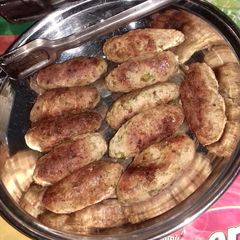 A picture of Gola kabab.