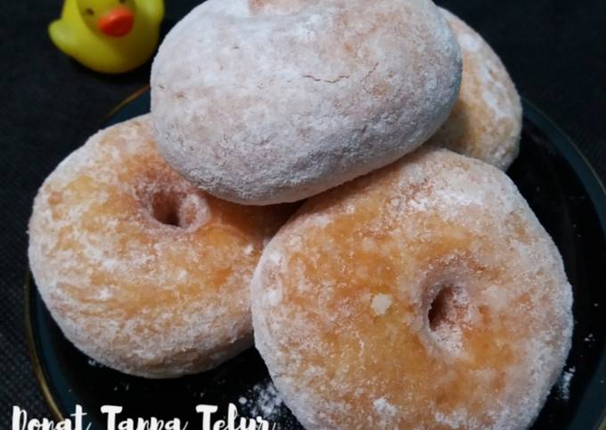 Anti Ribet, Memasak Donat Tanpa Telur Yang Mudah