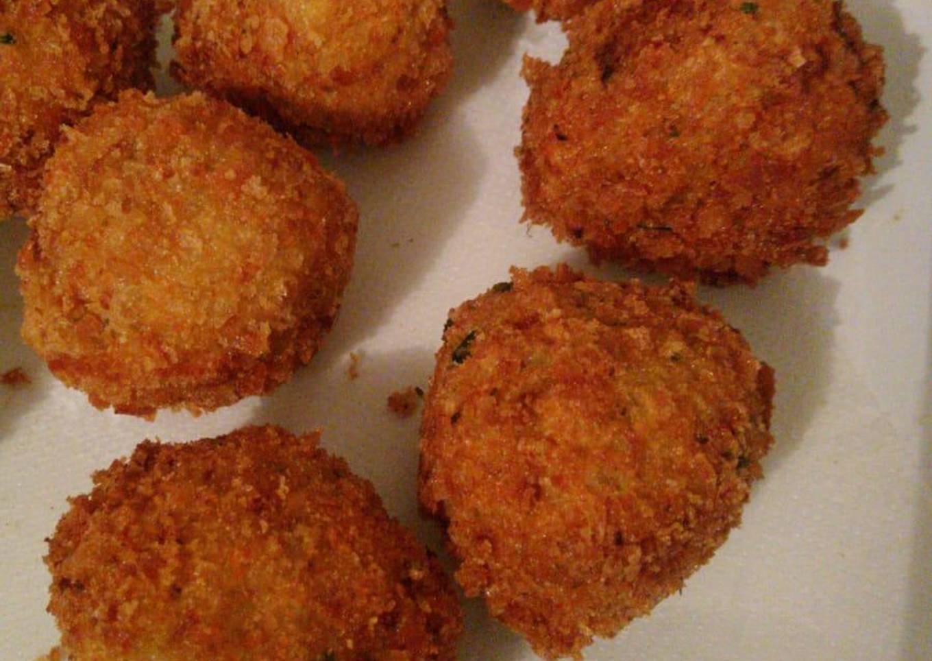 Boules de pomme de terre au fromage râpé