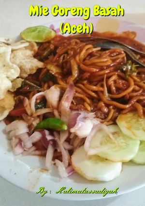 Foto resep Mie Goreng Basah (Kuliner Aceh)