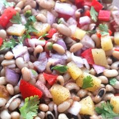 A picture of Lobia Chaat.