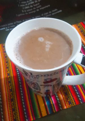 Una foto de Cacao con avena o quaker