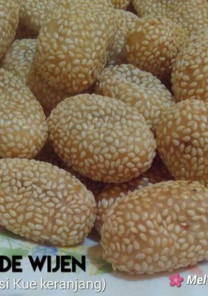 Foto resep Onde Wijen (isi kue keranjang / dodol 😋)