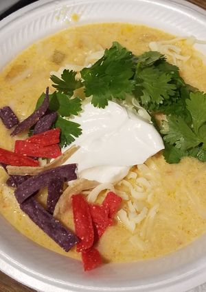 A picture of Instapot White Chicken Chili.
