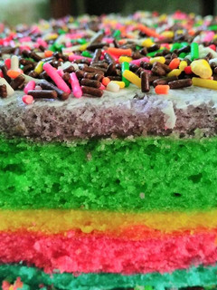 Foto resep Rainbow Cake Kukus