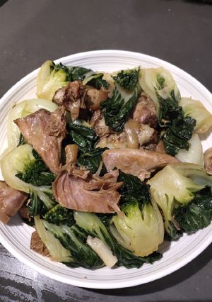 A picture of Sauteed Bokchoy.