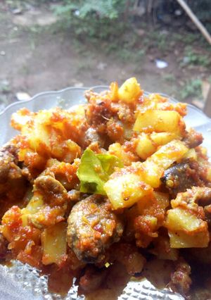 Foto resep Sambel kentang ati ampela