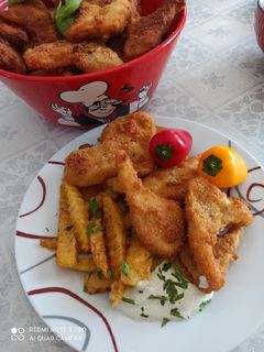 Rántott patiszon, gyors, fűszeres panírral recept fotója