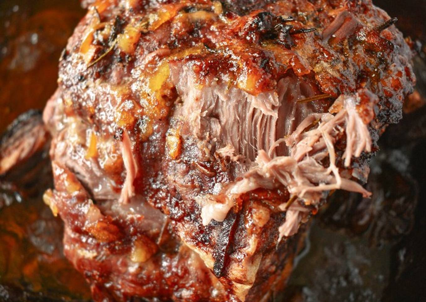 Marmalade & Rosemary Glazed Roasted Pork Collar