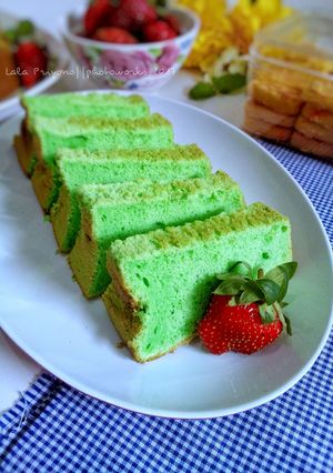Foto resep Chiffon Cake Pandan Tepung Beras (Gluten Free)