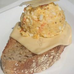 A picture of Egg Salad with Coconut Milk Diet Brunch Sandwich / DAY 3.