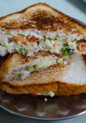 A picture of Vegetable grilled sandwiches.