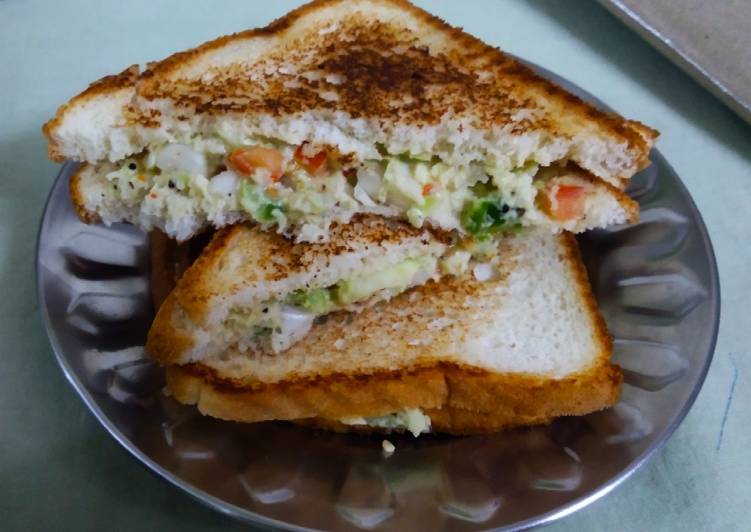 Recipe of Speedy Vegetable grilled sandwiches