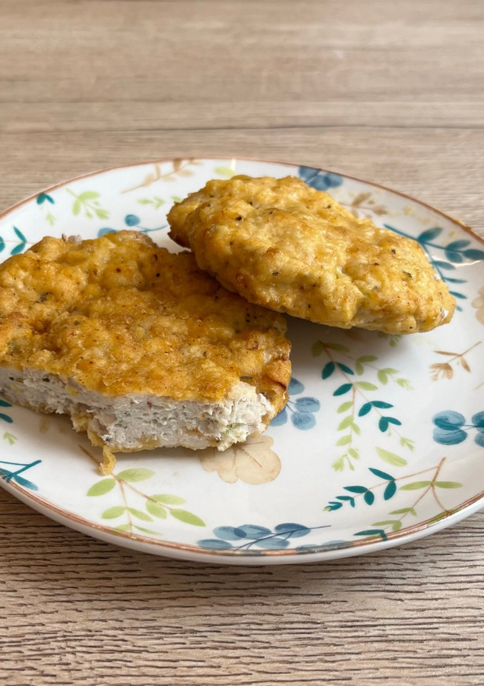 Una foto de Hamburguesa de pollo rebozada al horno