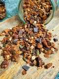 Granola de chocolate negro