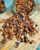 Granola de chocolate negro