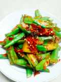 Đậu bắp xào tép khô