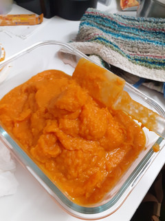Una foto de Puré de calabaza asada para reservar