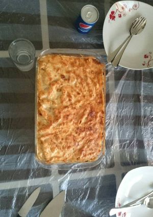 صورة لوصفة معكرونة بالبشاميل