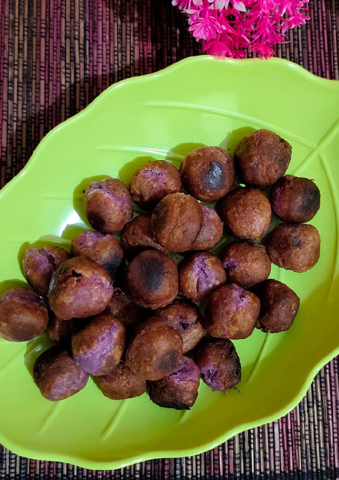 Foto resep Pom pom ubi ungu