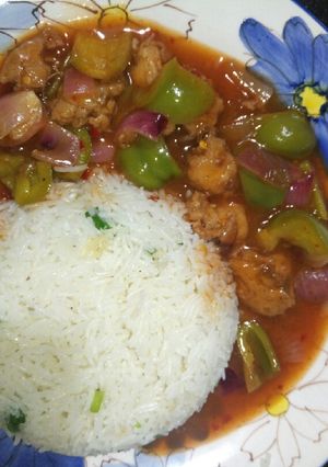A picture of Chicken Manchurian 😋.