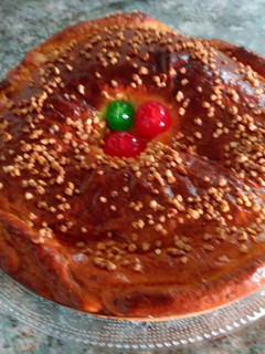 Una foto de Empanada de crema pastelera