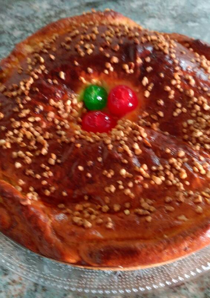 Una foto de Empanada de crema pastelera