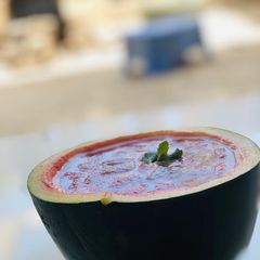 A picture of Watermelon mint drink.