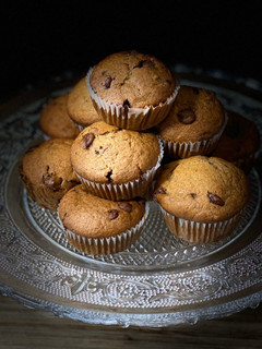 A picture of Banana chocolate chip muffins 🧁.