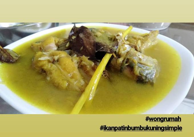 Bagaimana Menyiapkan Ikan patin bumbu kuning tersimple yang Enak