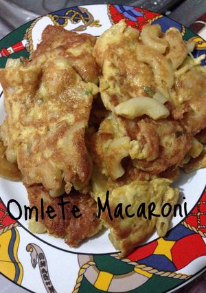 Foto resep Omlete Macaroni