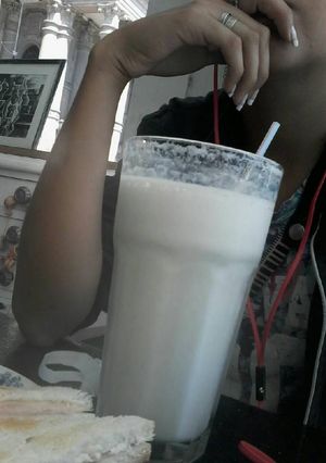 Una foto de Licuado blanco para una buena alimentación 🐼