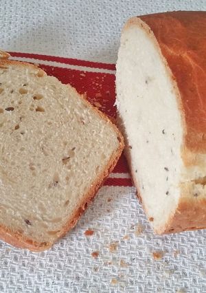 Una foto de Pan casero con semillas